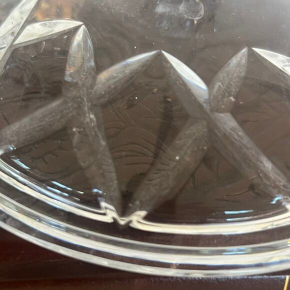 Vintage Crystal Candy Dish with Lid | Elegant Cut Glass Jar - Picture 5 of 5